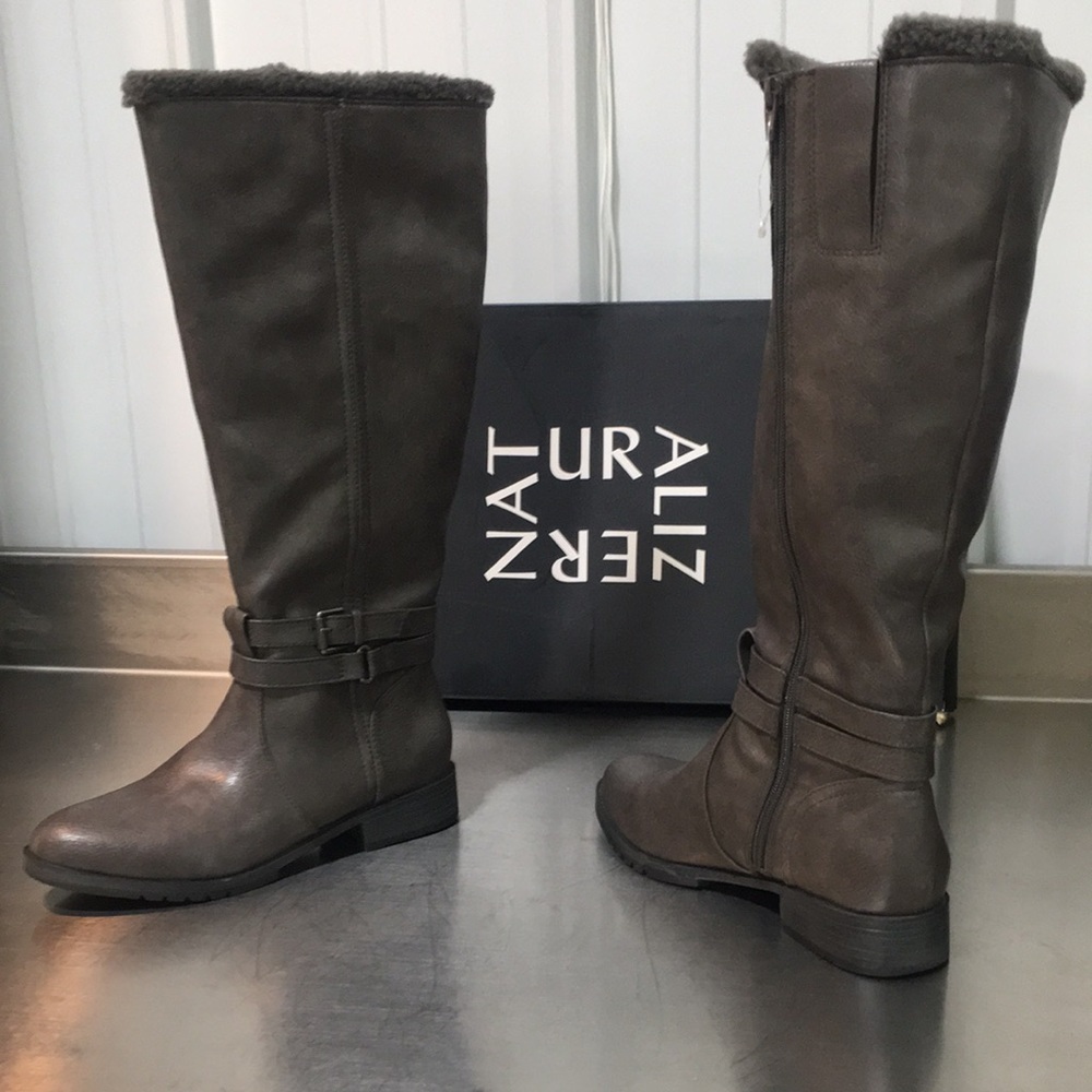 Naturalizer Women's Tall Brown‎ Riding Boots